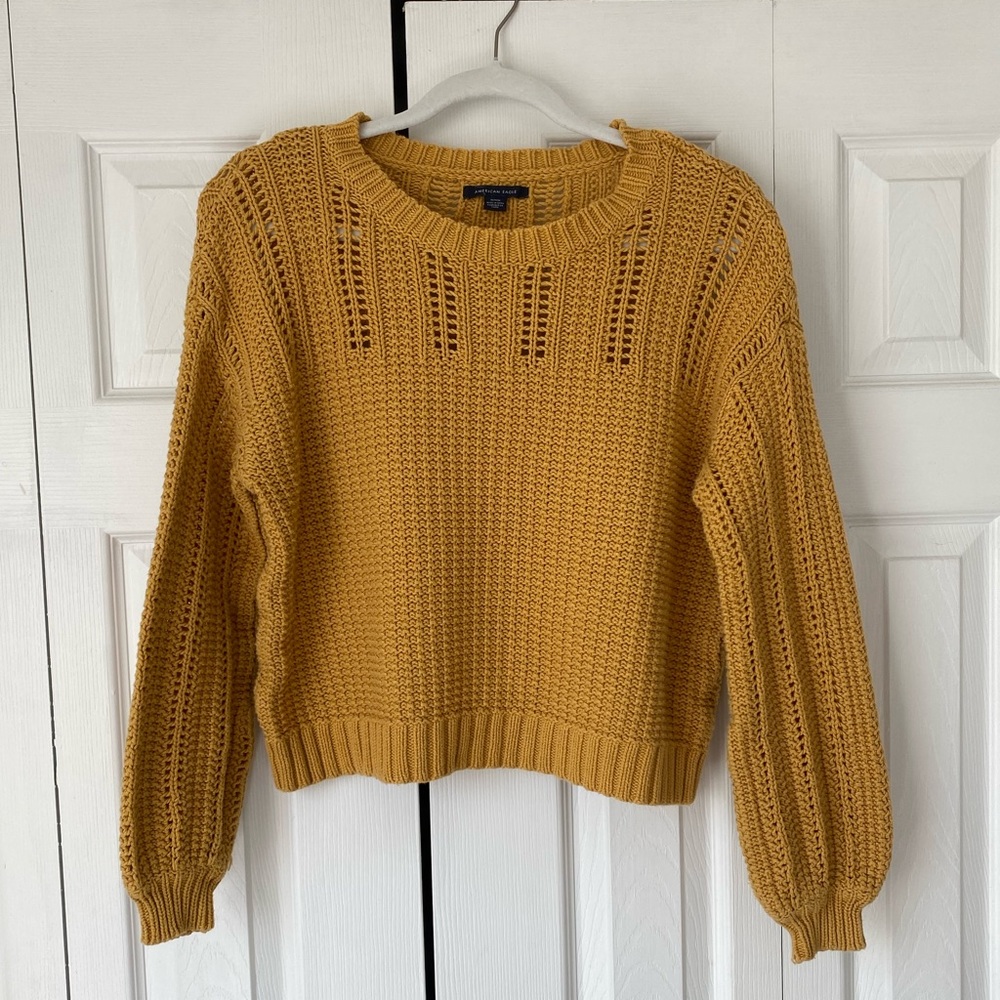 OBO American Eagle cable knit sweater